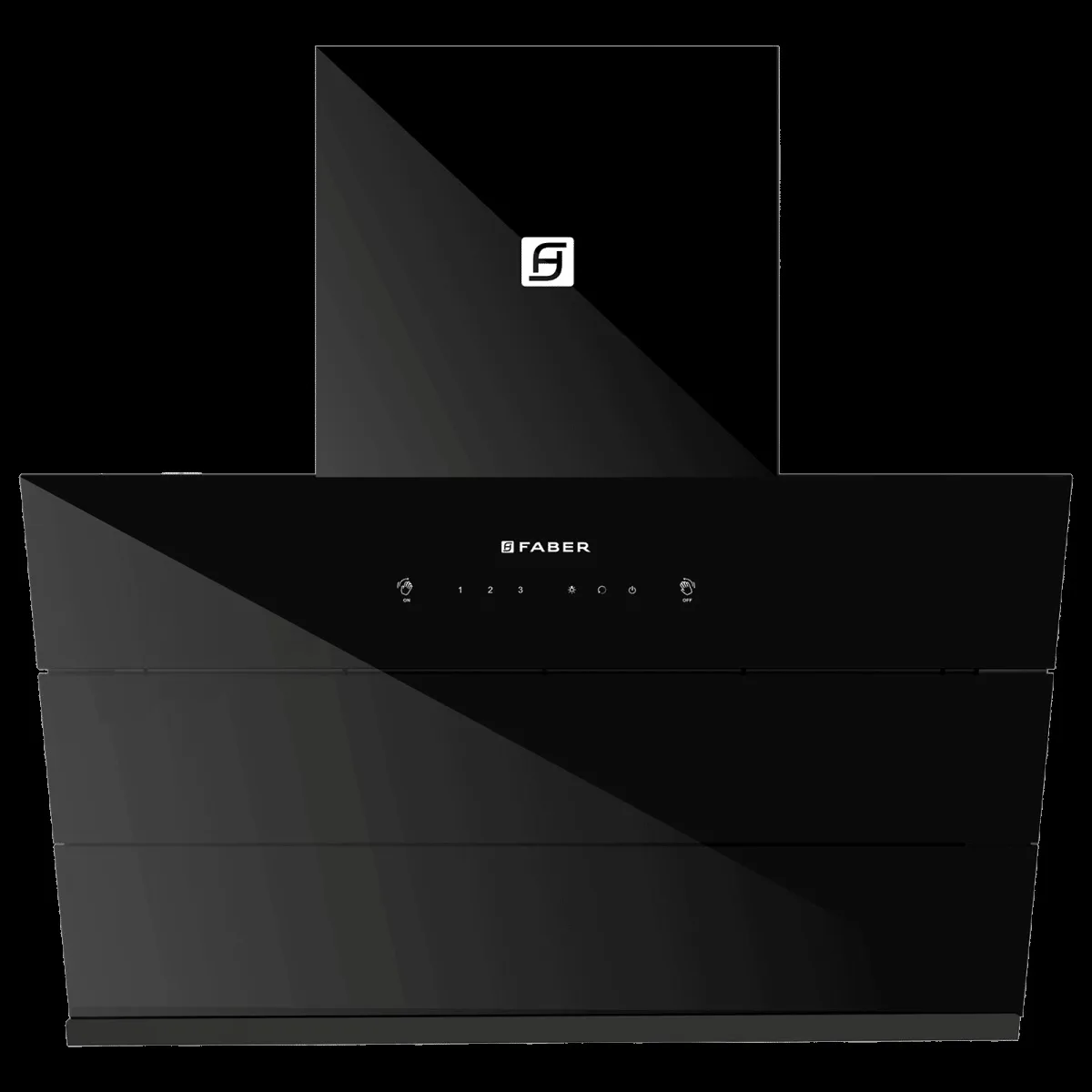 FABER HOOD ZENITH FL HC SC BK IN 75cm 1400m3/hr Ducted Auto Clean Wall Mounted Chimney with Odor Sensor (Black)