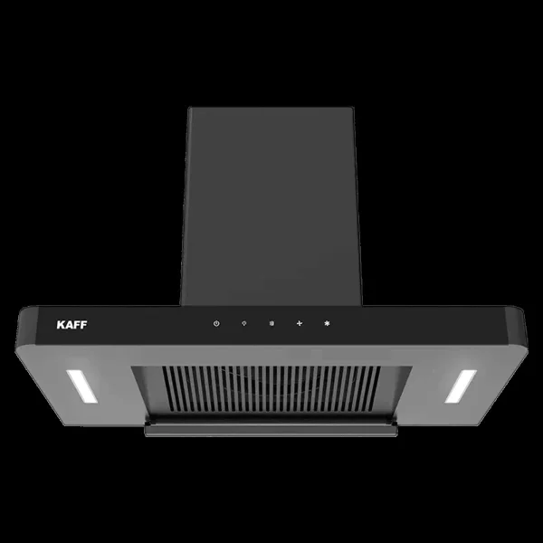 KAFF R-PRO 75cm 1180m3/hr Ducted Auto Clean Wall Mounted Chimney with Gesture Control (Black)