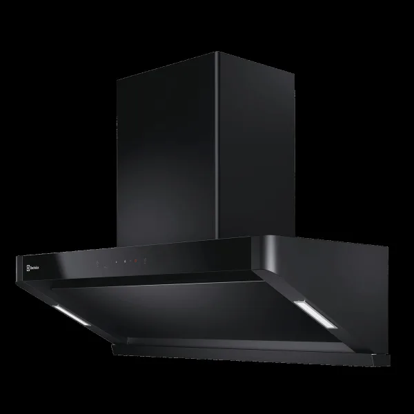 Electrolux 700 Series 90cm 780m3/hr Ducted Auto Clean Wall Mounted Chimney with Gesture Control (Black)
