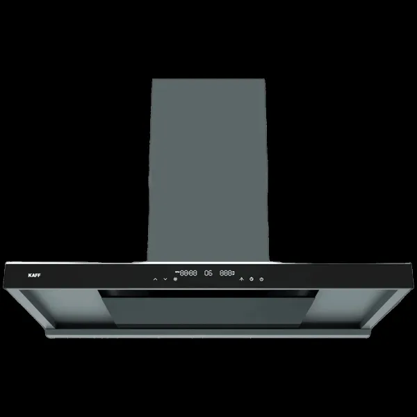 KAFF MISSONI 90 90cm 1280m3/hr Ducted Auto Clean Wall Mounted Chimney with Parametric Suction Technology (Black)