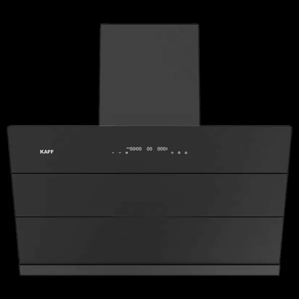 KAFF ALBURY SUPER 90cm 1480m3/hr Ducted Auto Clean Wall Mounted Chimney with Motion Sensor Control (Black)