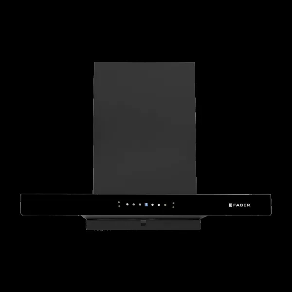 FABER HOOD THUNDER BOLT MAX BLDC FL SW SC IN 90cm 1800m3/hr Ducted Auto Clean Wall Mounted Chimney with Gesture Controlled (Black)