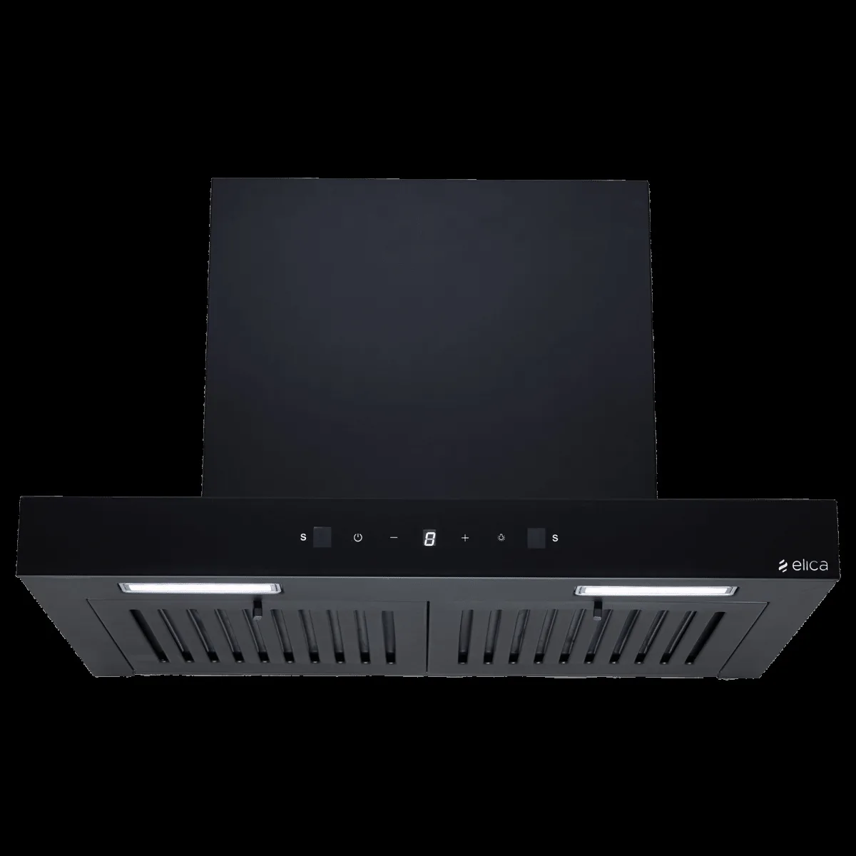 elica SPT H6 60 TOUCH BF LTW MS NERO 60cm 1600m3/hr Ducted Auto Clean Wall Mounted Chimney with Motion Sensor (Black)