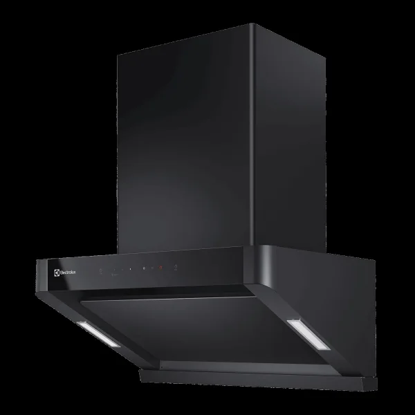 Electrolux 700 Series 60cm 730m3/hr Ducted Auto Clean Wall Mounted Chimney with Gesture Control (Black)