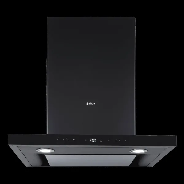 elica ISMART SPOT H4 EDS LTW 60 NERO 60cm 1425mÃÂ³/hr Ducted Wall Mounted Chimney with Motion Sensor Control (Black)