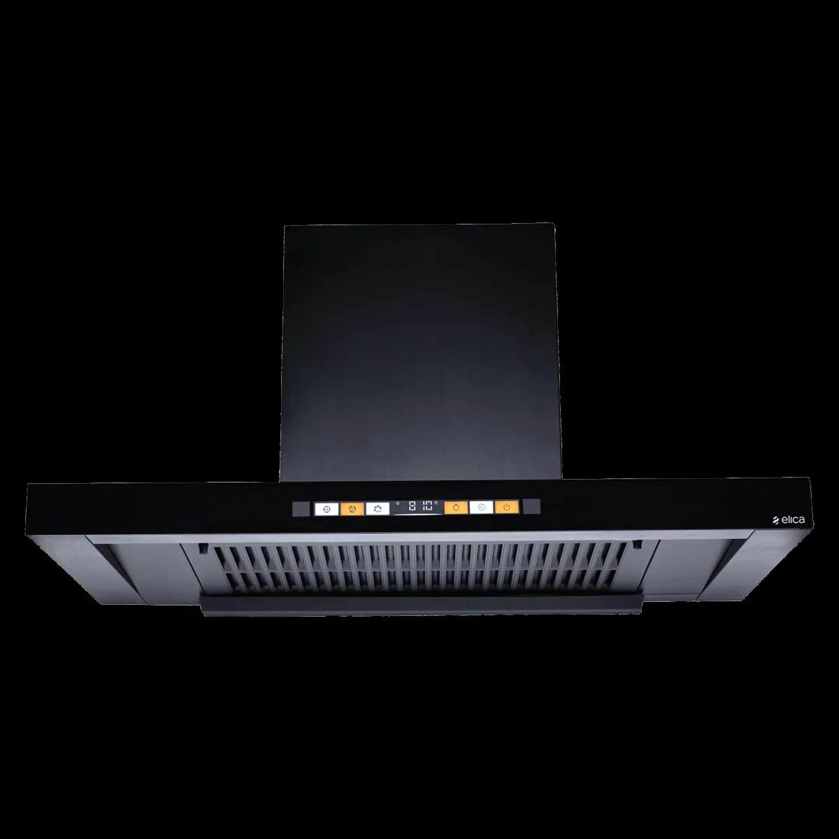 elica T90 MAX HS ORG FL HAC LTW MS NERO 90cm 1600m3/hr Ducted Auto Clean Wall Mounted Chimney with Motion Sensor (Black)