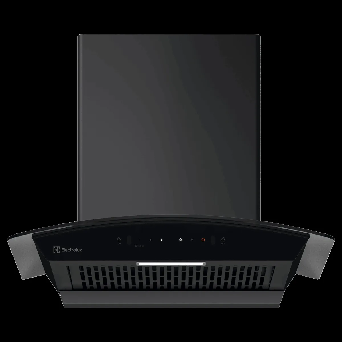 Electrolux 700 Series 60cm 839m3/hr Ducted Auto Clean Wall Mounted Chimney with Gesture Control (Black)
