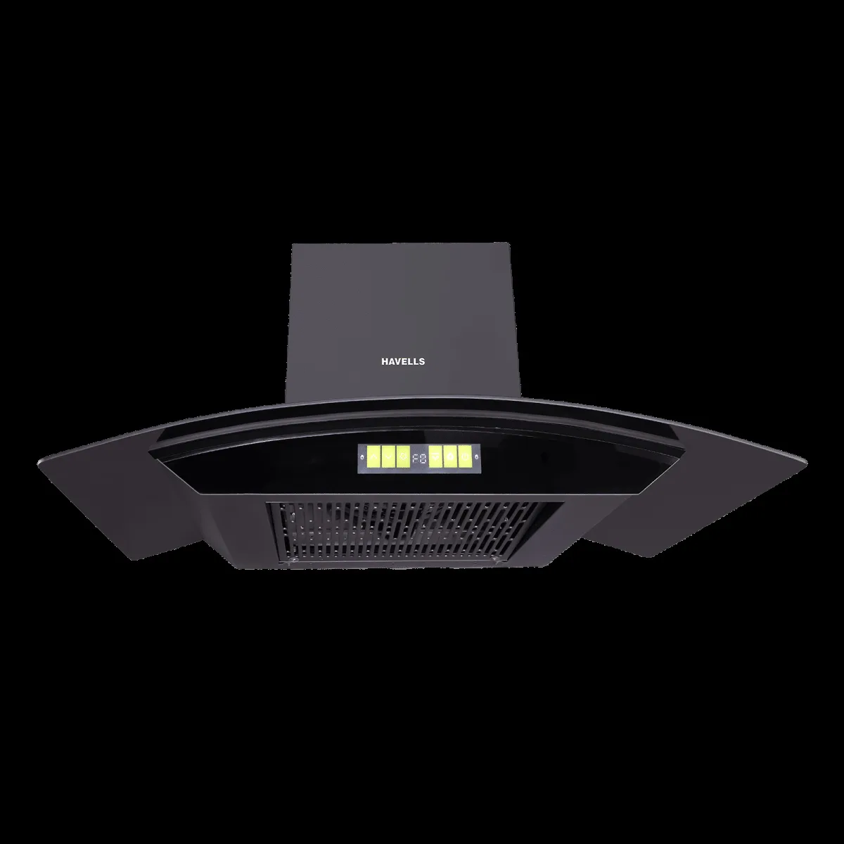 Havells Canis Neo 90 cm 1600m3/hr Ducted Auto Clean Wall Mounted Chimney With Hand Wave Controls (Black)