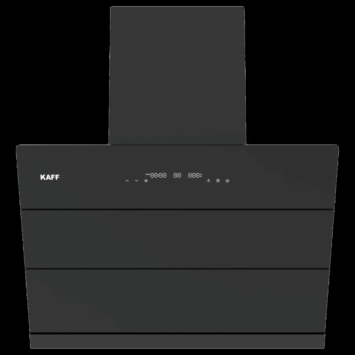 KAFF ALBURY75DC 75cm 1280m3/hr Ducted Auto Clean Wall Mounted Chimney with BLDC Motor (Black)