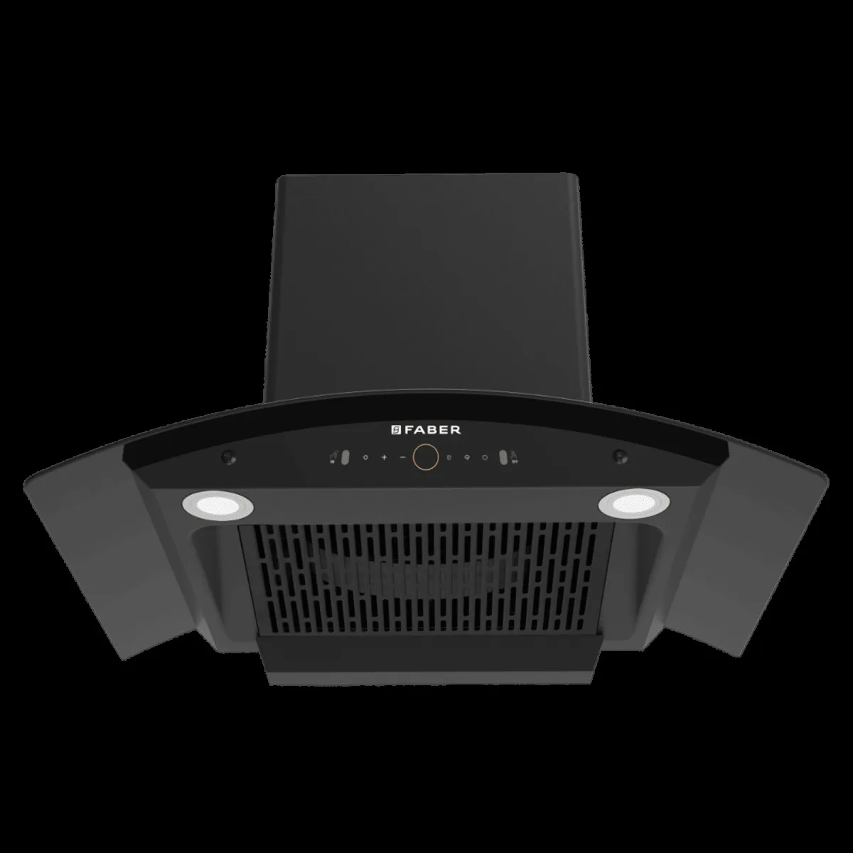 FABER ENIGMA BLDC HC SC BK 75 75cm 1500m3/hr Ducted Auto Clean Wall Mounted Chimney with Gesture and Remote Control (Black)