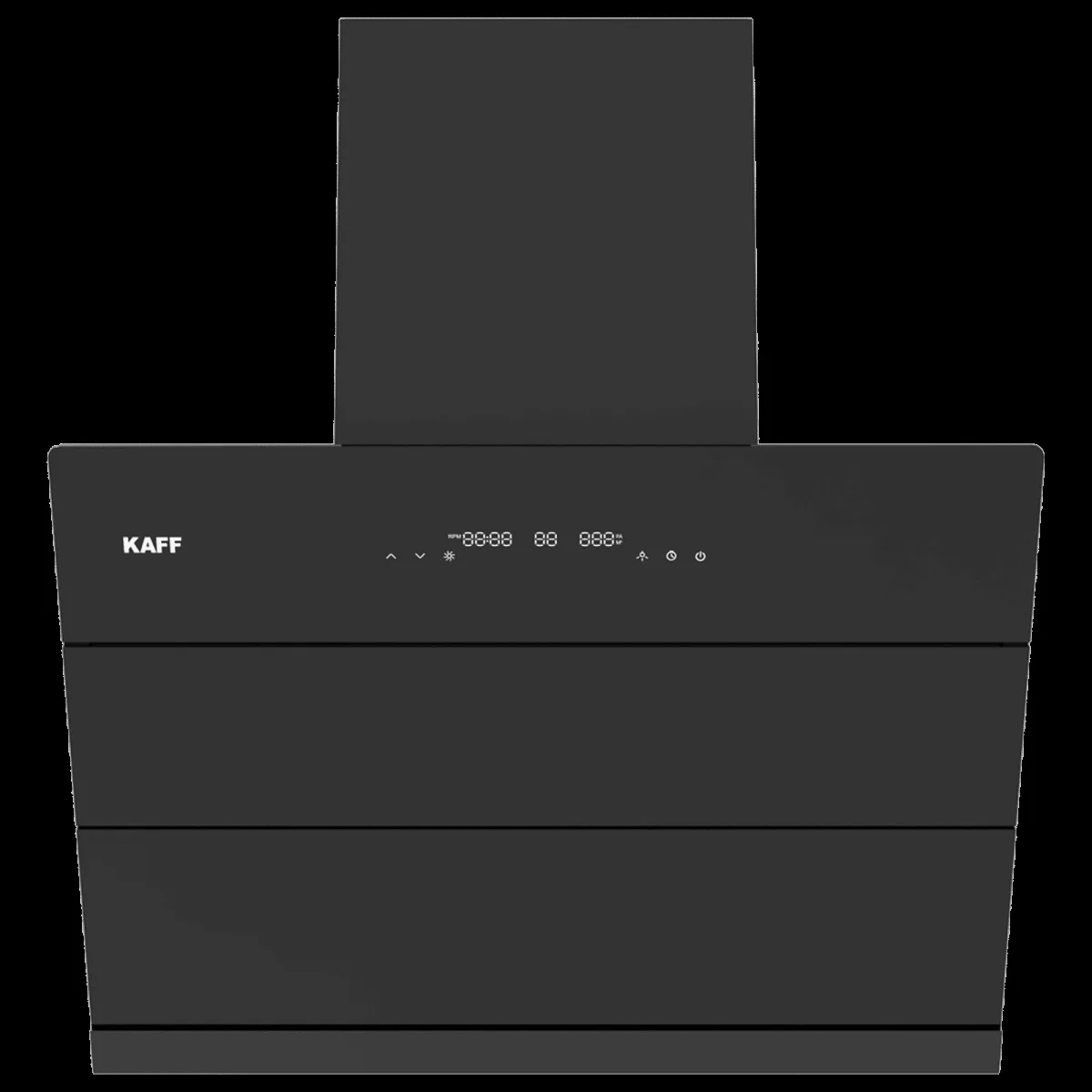 KAFF ALBURY60DC 60cm 1280m3/hr Ducted Auto Clean Wall Mounted Chimney with BLDC Motor (Black)