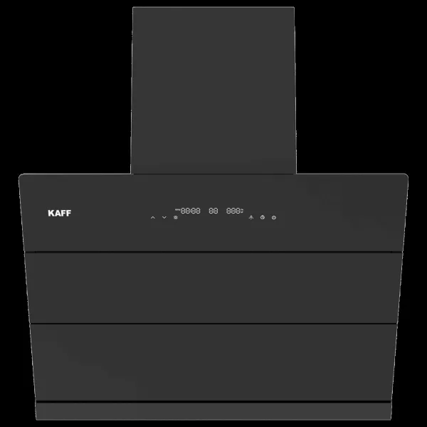 KAFF ALBURY60DC 60cm 1280m3/hr Ducted Auto Clean Wall Mounted Chimney with BLDC Motor (Black)