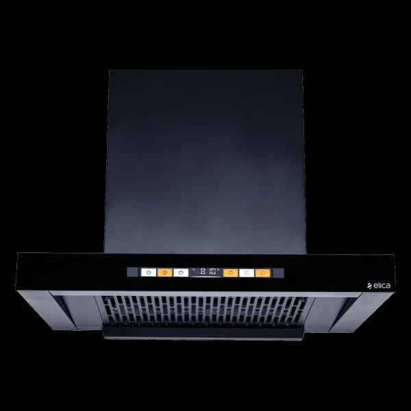 elica T60 SMART BLDC FL HAC LTW MS NERO 60cm 1600m3/hr Ducted Auto Clean Wall Mounted Chimney with Motion Sensor (Black)