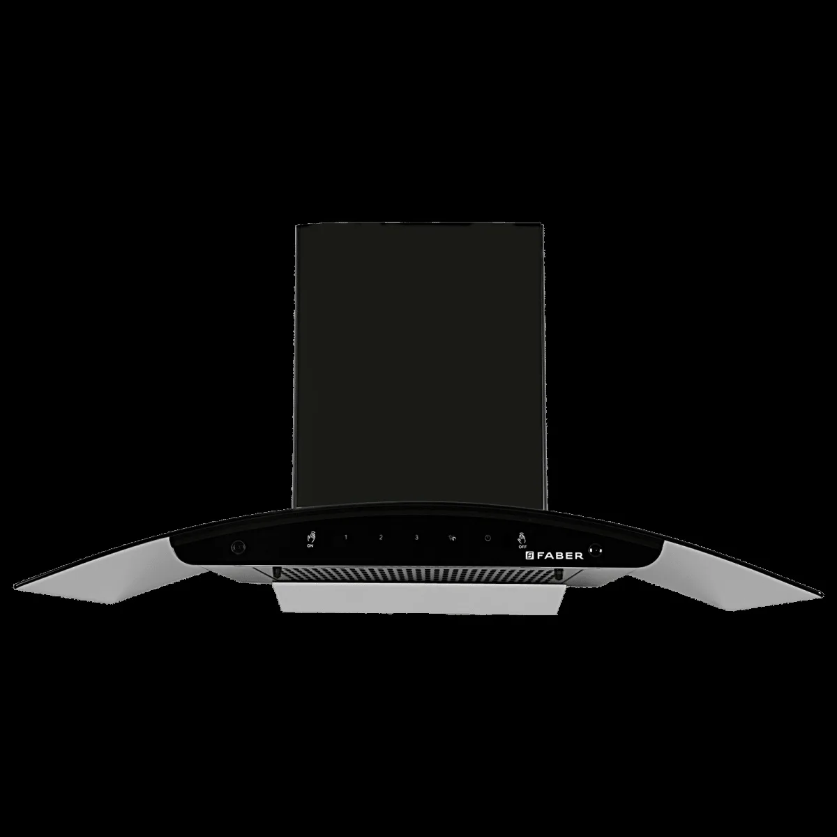 FABER FLORENCE IN FL SC HC BK 90cm 1200m3/hr Ducted Auto Clean Wall Mounted Chimney with Gesture Control (Black)