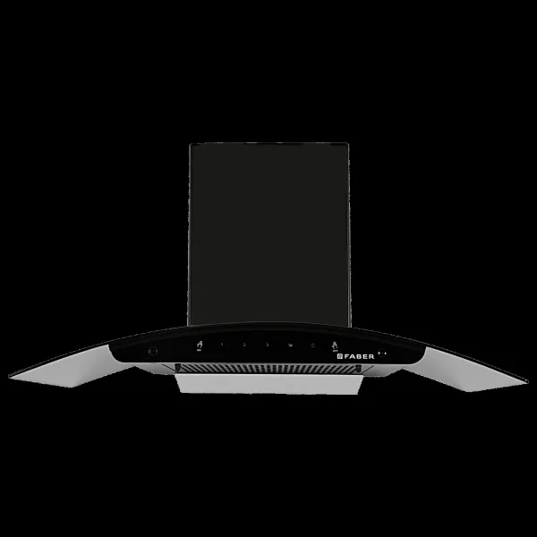 FABER FLORENCE IN FL SC HC BK 90cm 1200m3/hr Ducted Auto Clean Wall Mounted Chimney with Gesture Control (Black)