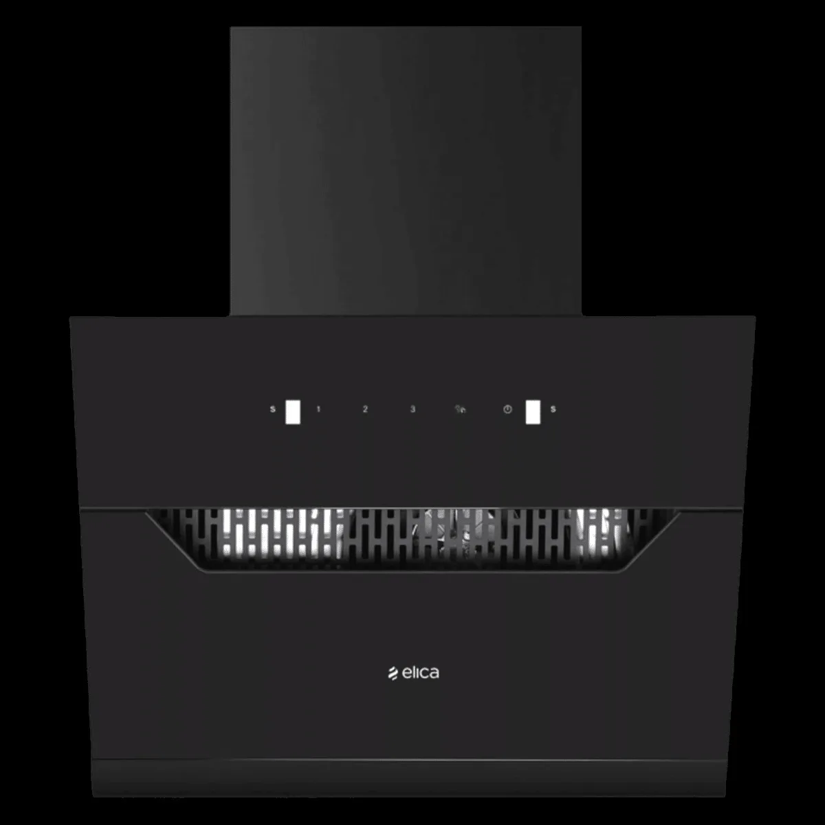 elica EFL 207 HAC LTW VMS 60 60cm 1350m3/hr Ducted Auto Clean Wall Mounted Chimney with Motion Sensor Control (Black)