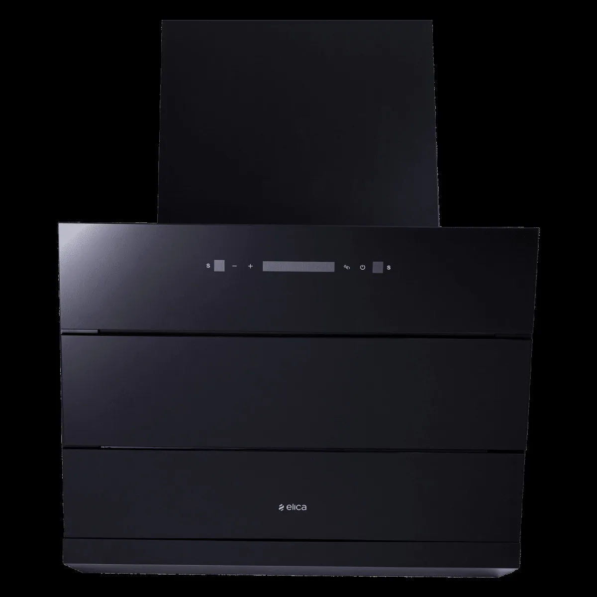 elica EFL 3V 601 BLDC HAC LTW MS NERO 60cm 1500m3/hr Ductless Auto Clean Cabinet/Hob Mounted Chimney with Motion Sensor Control (Black)