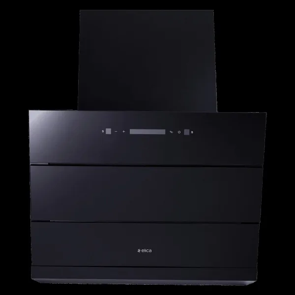 elica EFL 3V 601 BLDC HAC LTW MS NERO 60cm 1500m3/hr Ductless Auto Clean Cabinet/Hob Mounted Chimney with Motion Sensor Control (Black)