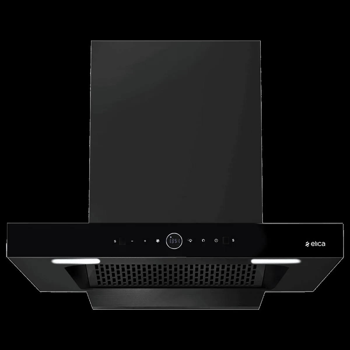 elica SPT PRO PLUS FL BLDC 75cm 1600m3/hr Ducted Auto Clean Wall Mounted Chimney with Motion Sensor Control (Black)