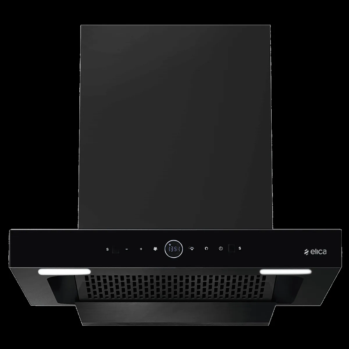 elica SPT PRO PLUS FL BLDC 60cm 1600m3/hr Ducted Auto Clean Wall Mounted Chimney with Motion Sensor Control (Black)