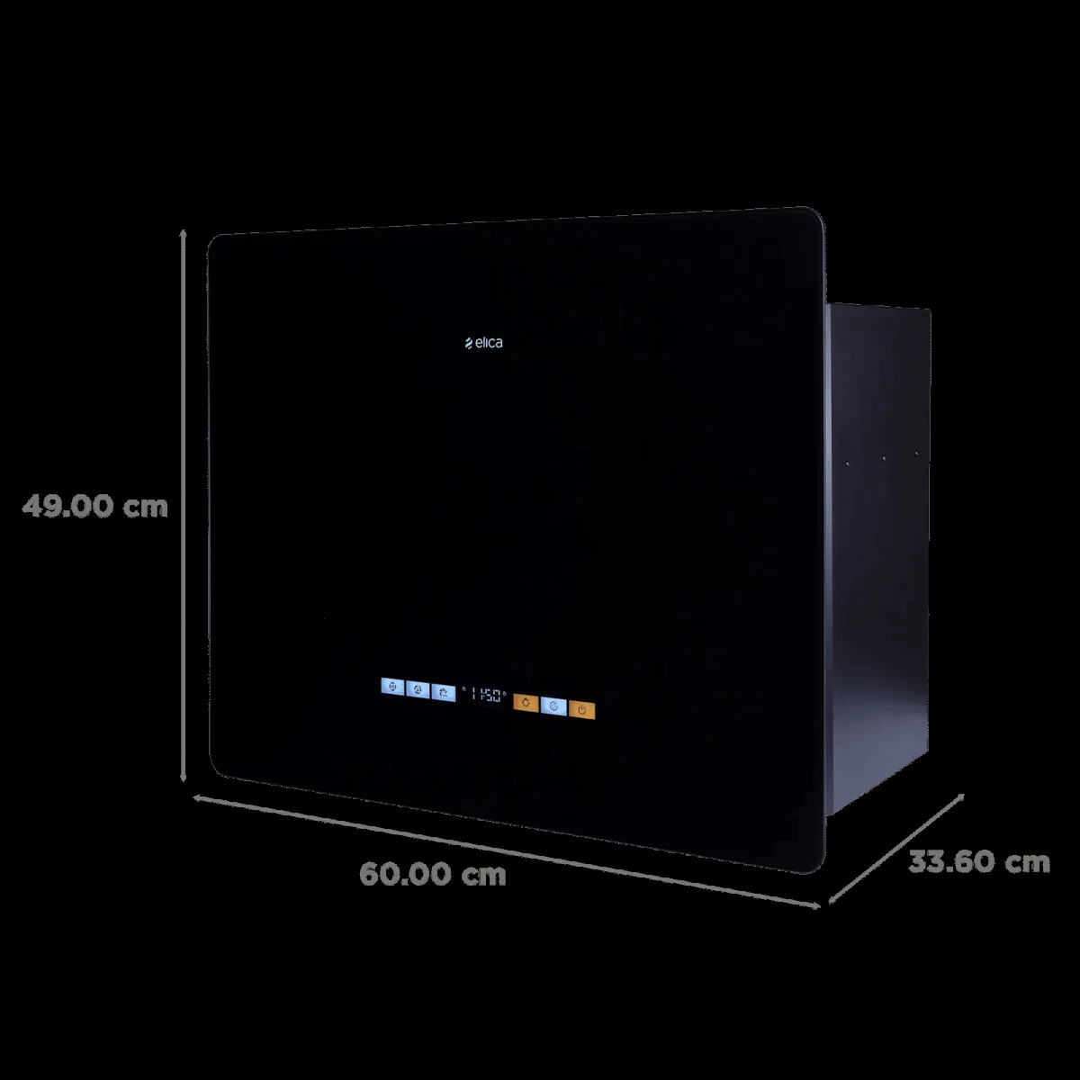 elica HOOD KITTY PLUGNPLAY BLDC 600 MS 60cm 1400m3/hr Ductless Auto Clean Wall Mounted Chimney with BLDC Motor (Black)