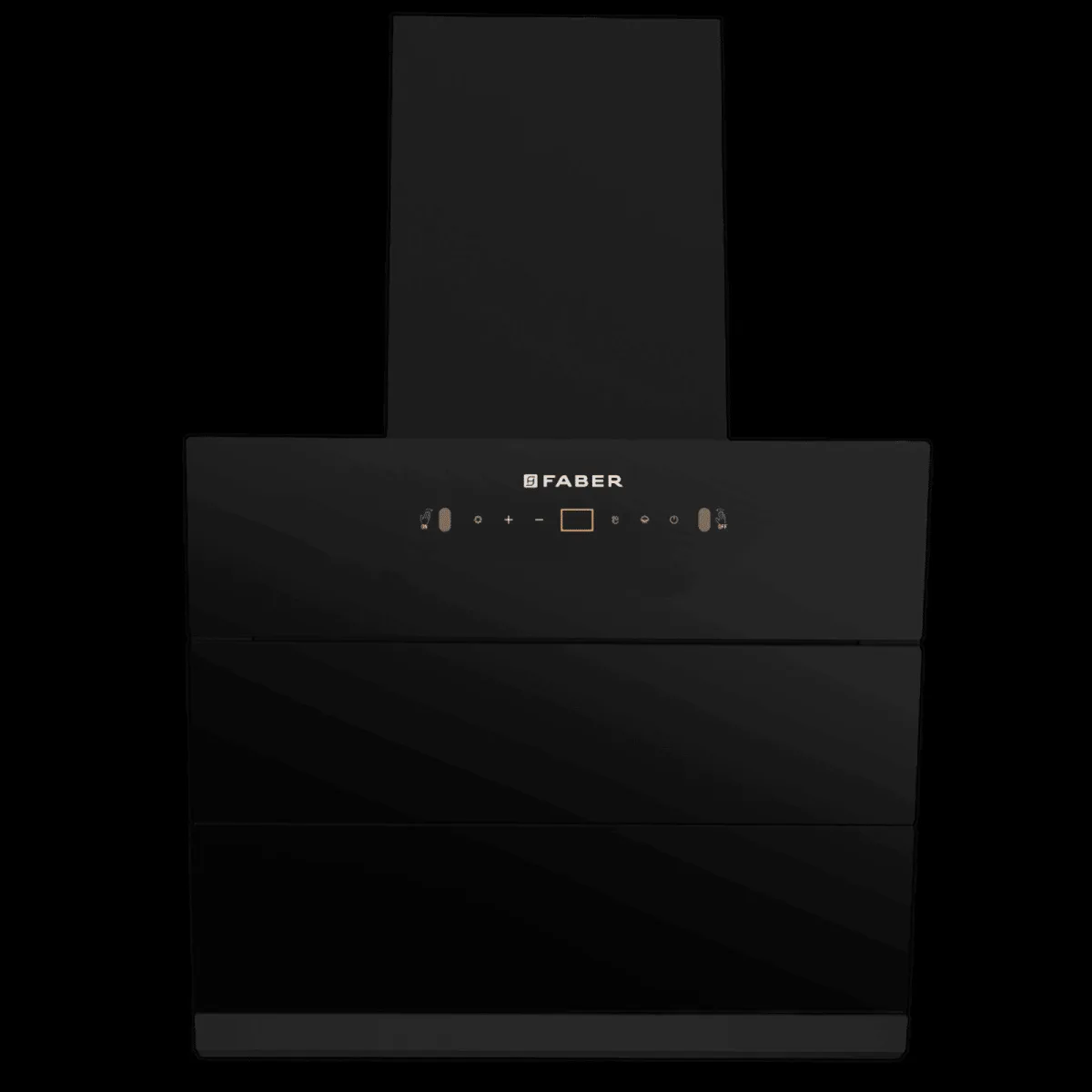 FABER AETHER BLDC HC SC BK 60 60cm 1500m3/hr Ducted Auto Clean Wall Mounted Chimney with Gesture and Remote Control (Black)