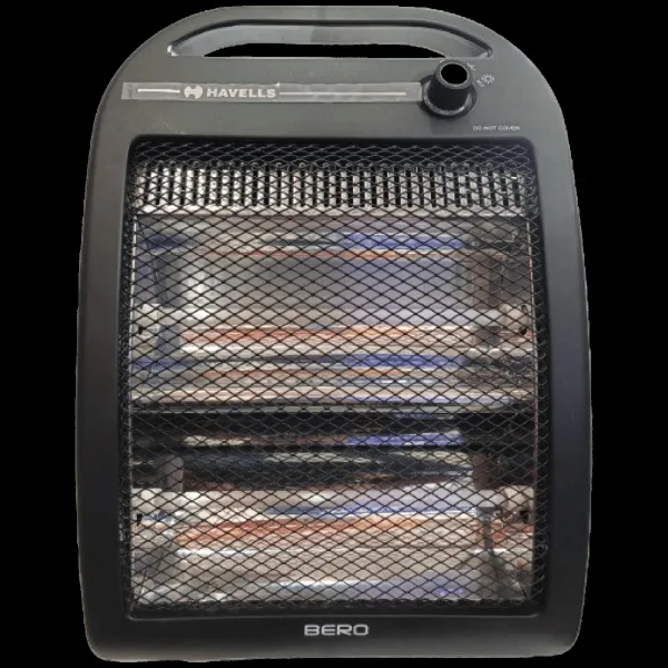 HAVELLS Bero Quartz 800W Quartz Room Heater with Rust Free Stainless Steel Reflector (Tip Over Switch for Safety