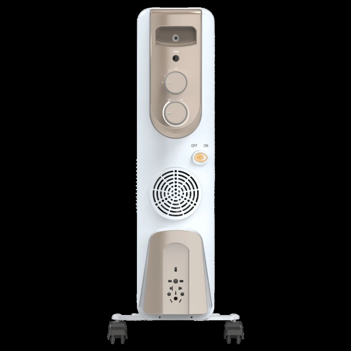 BAJAJ Vienna OFR 11F 2500W Oil Filled Radiator Room Heater with Automatic Thermal Cutout (Adjustable Thermostat