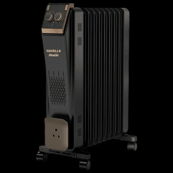 HAVELLS Hestio 2900W Oil Filled Radiator Room Heater with 11 Straight Fins (Thermostatic Heat Control