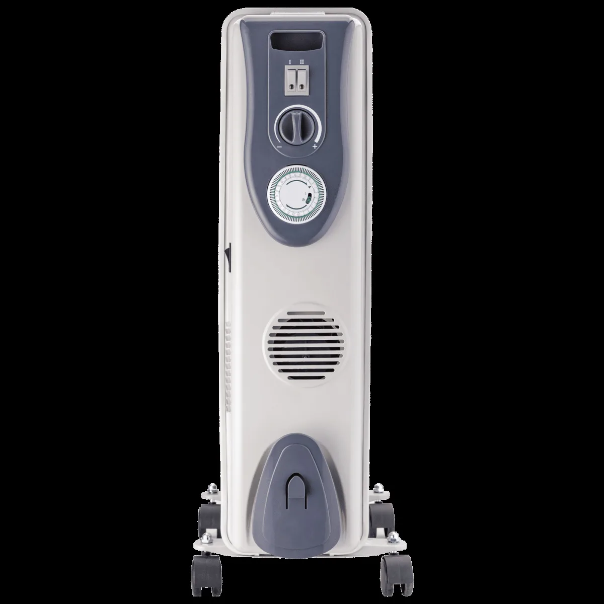 Russell Hobbs 3200 Watts Oil Filled Room Heater (24 Hour Adjustable Timer, ROR15XLTF, Grey)