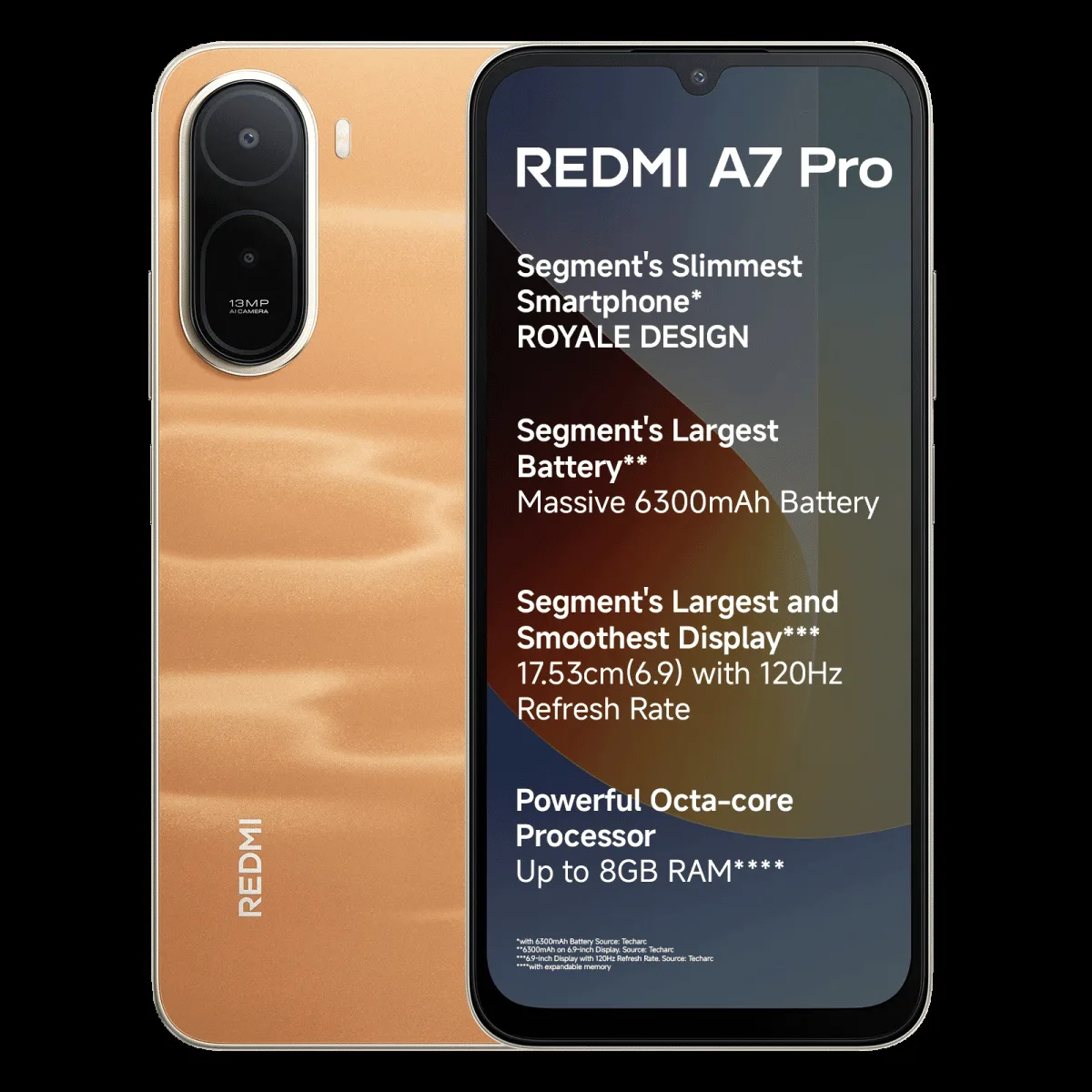 Redmi A7 Pro (4GB RAM, 64GB, Sunset Orange)
