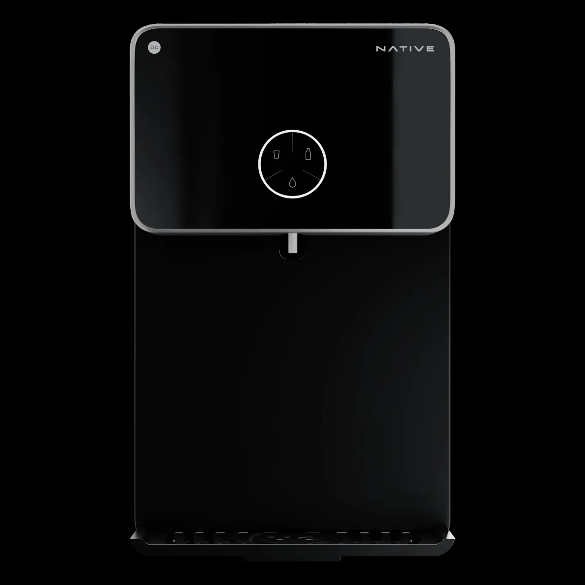 Native by UC M2 Pro 8L RO + UV + Alkaline + Mineraliser + Copper Water Purifier with 10-Stage Smart Water Purifier (Black)
