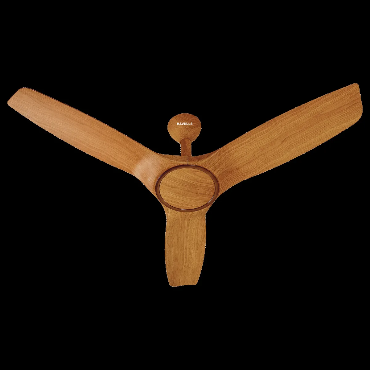HAVELLS  Stealth Air 5 Star 1200mm 3 Blade BLDC Motor Ceiling Fan with Remote (Aerodynamic Blades, Pinewood Cola Chrome)