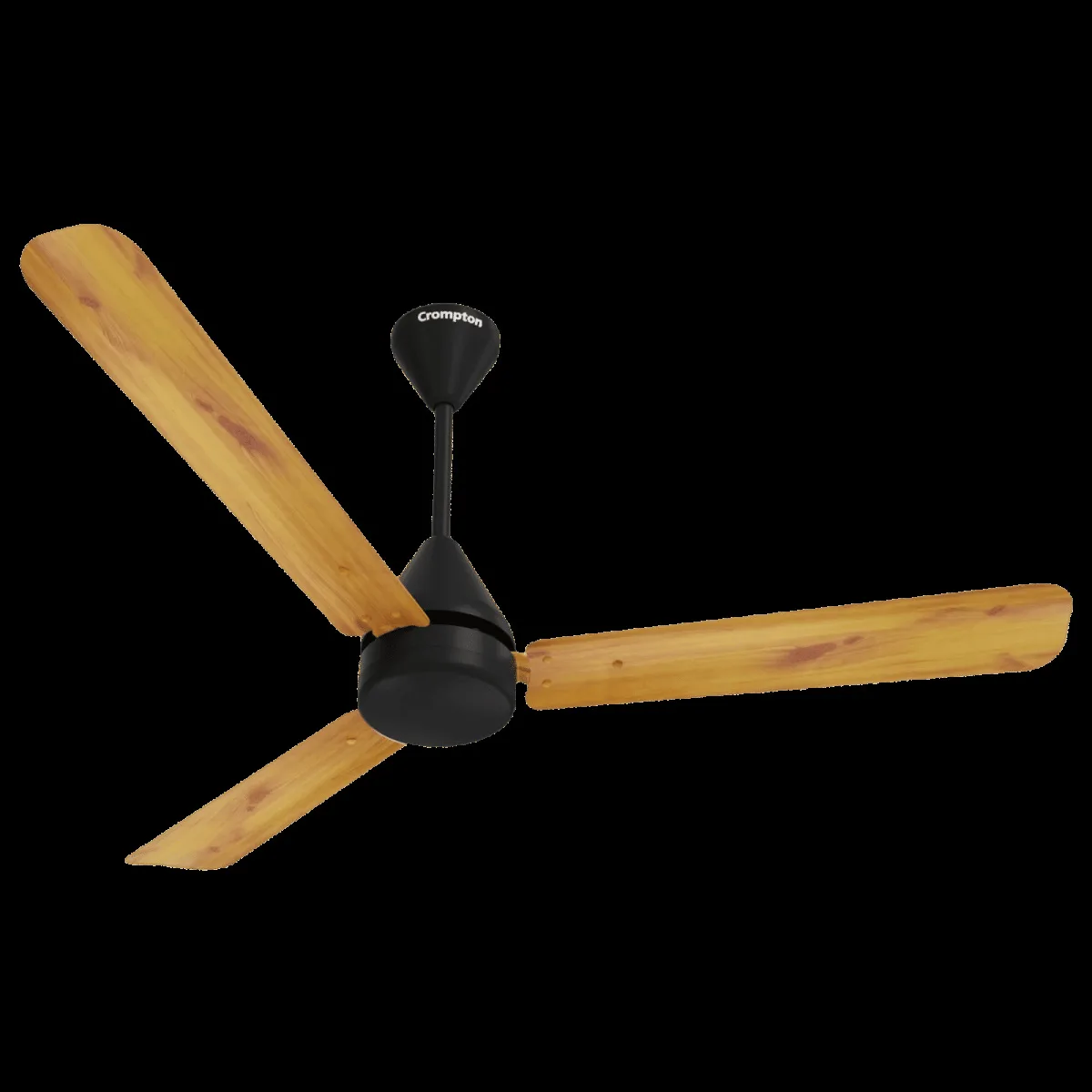 Crompton Hyperjet Plus 5 Star 1200mm 3 Blade BLDC Motor Ceiling Fan with Remote (Hyper Mode, Light Pinewood)