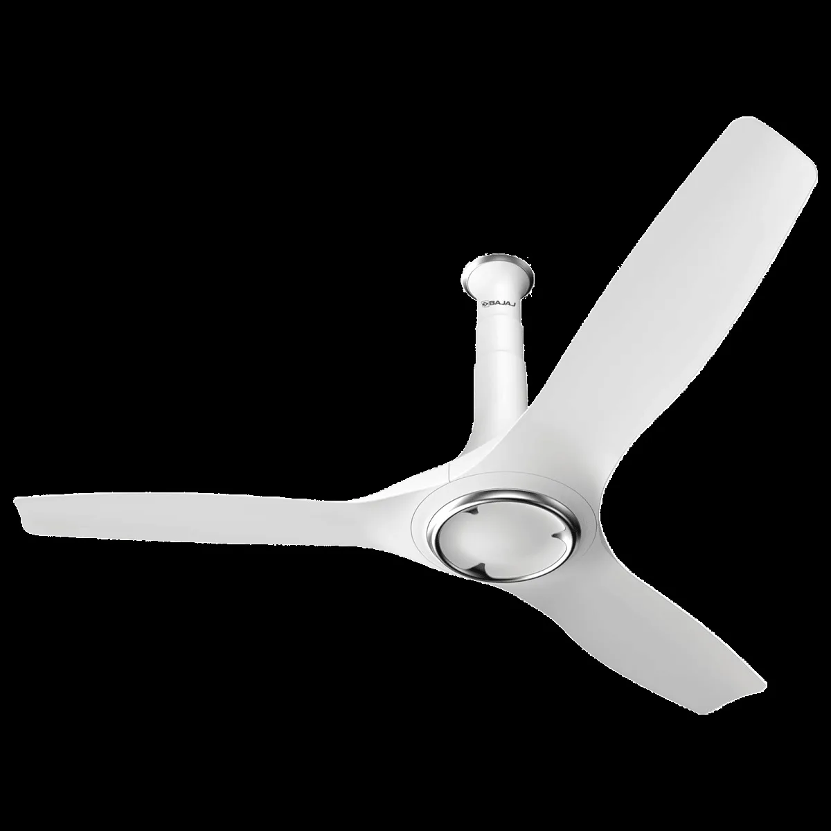 BAJAJ Arioso 12DC5R 5 Star 1200mm 3 Blade BLDC Motor Ceiling Fan with Remote (Low Power Consumption, White Chrome)