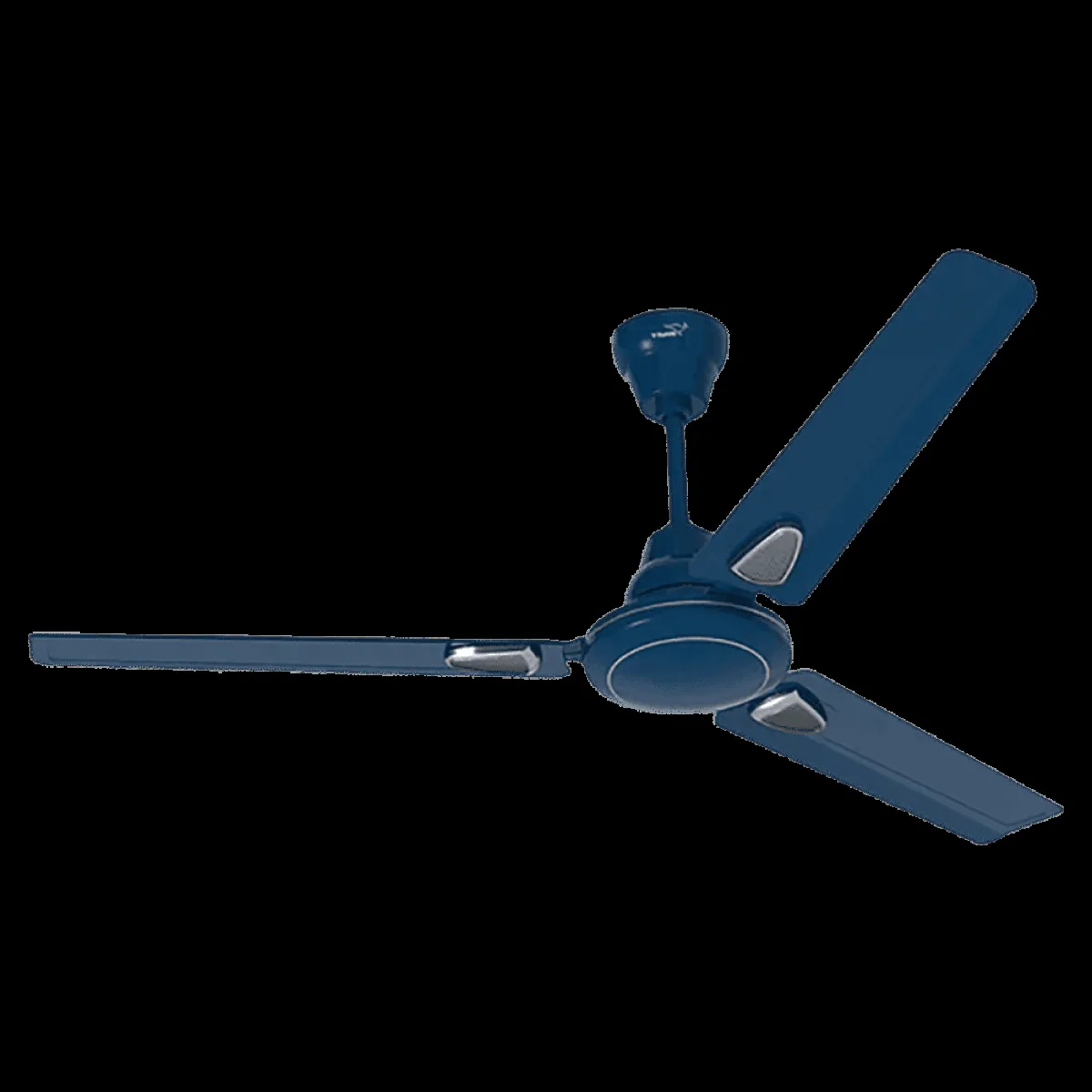 V-Guard Windle Deco AS 1 Star 1200mm 3 Blade Copper Motor Ceiling Fan (Double-shielded Ball Bearing, Admiral Blue)