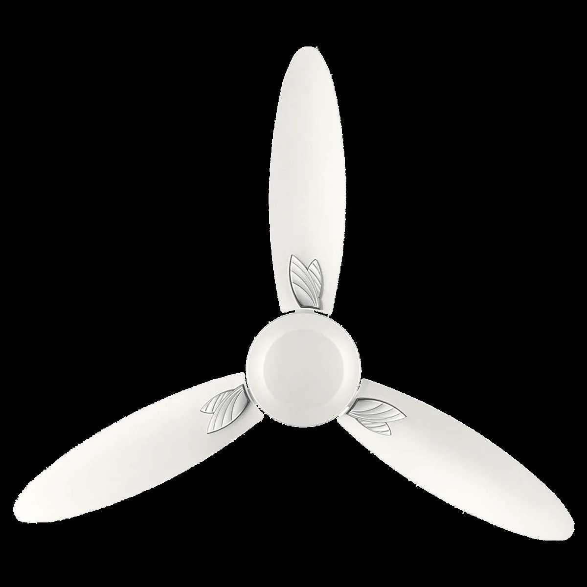 USHA Bloom Magnolia 1250mm 3 Blade Copper Motor Ceiling Fan (Dust Resistant, Sparkle White)