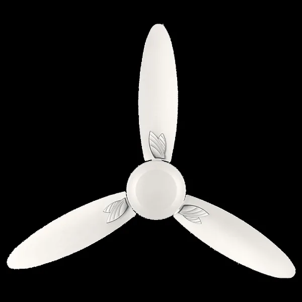 USHA Bloom Magnolia 1250mm 3 Blade Copper Motor Ceiling Fan (Dust Resistant, Sparkle White)