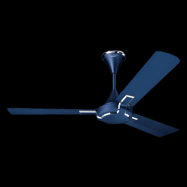 V-Guard Exado Pro AS 1 Star 1200mm 3 Blade Ultra High Speed Ceiling Fan (Anti Dust Technology, Riband Blue Matte)