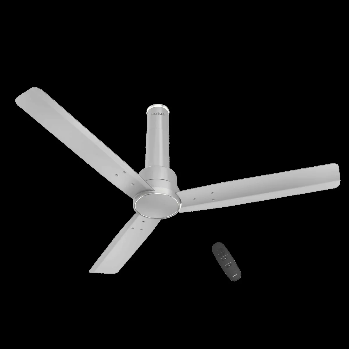 HAVELLS Elio 5 Star 1200mm 3 Blade BLDC Motor Ceiling Fan with Remote (Wood Finished Blades, Grey)