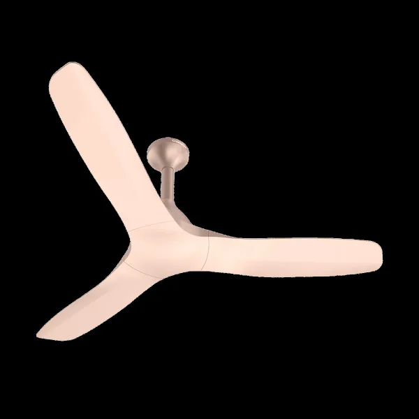 Crompton Silent Pro Fluido Wave 1 Star 1200mm 3 Blade Linear Induction Motor Ceiling Fan (Anti Dust Design, Cinnamon Blush)