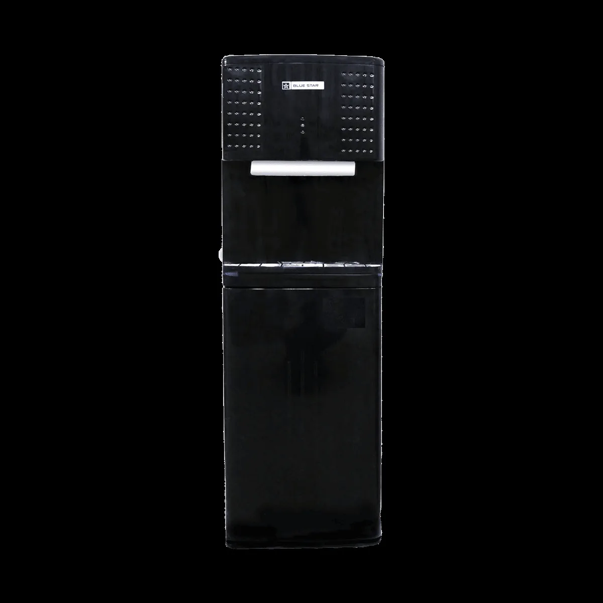 Blue Star GA Series Hot, Cold & Normal Bottom Load Water Dispenser with Cooling Cabinet (Black)