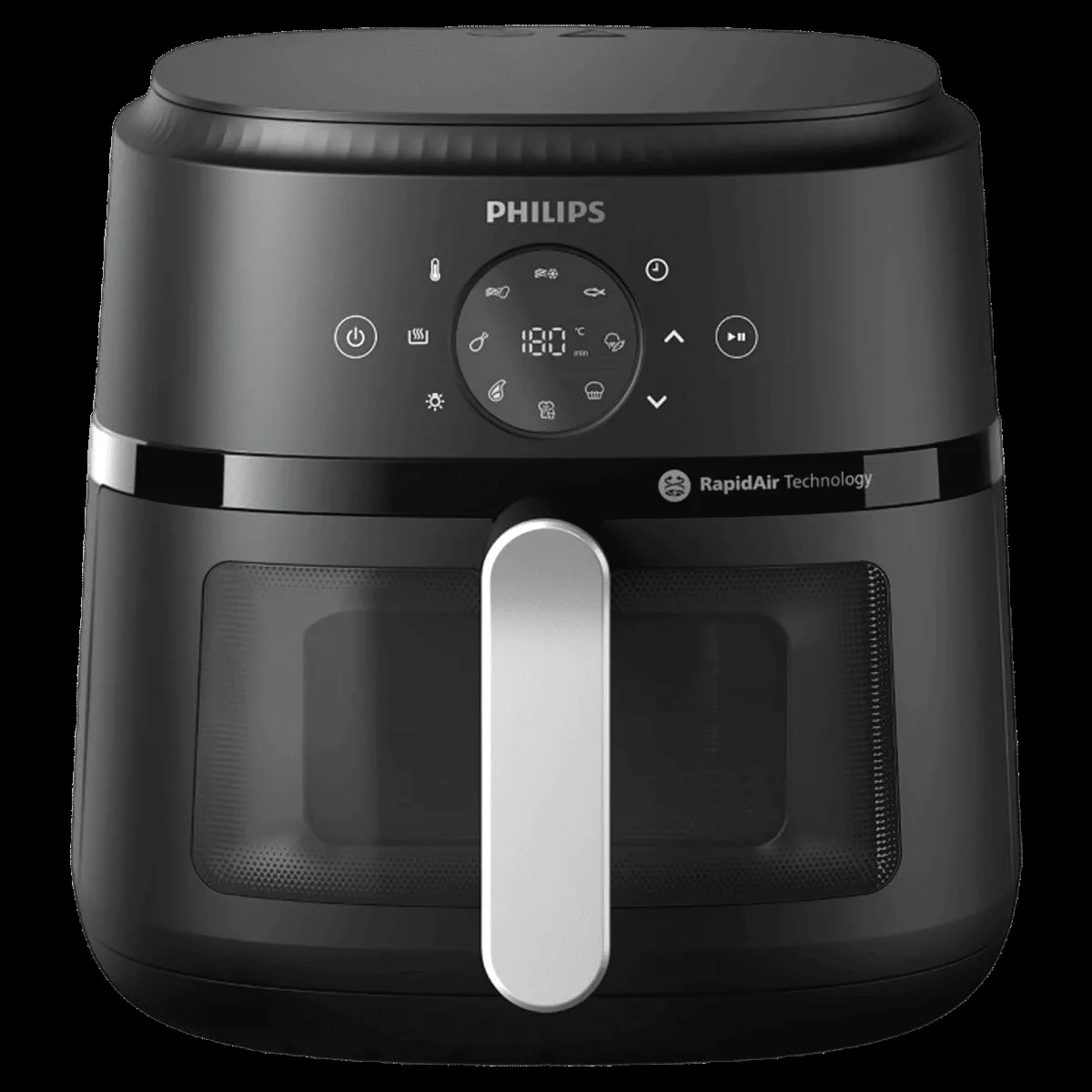 PHILIPS 2000 Series 4.2L 1500 Watt Digital Air Fryer with Rapid Air Technology (Black)