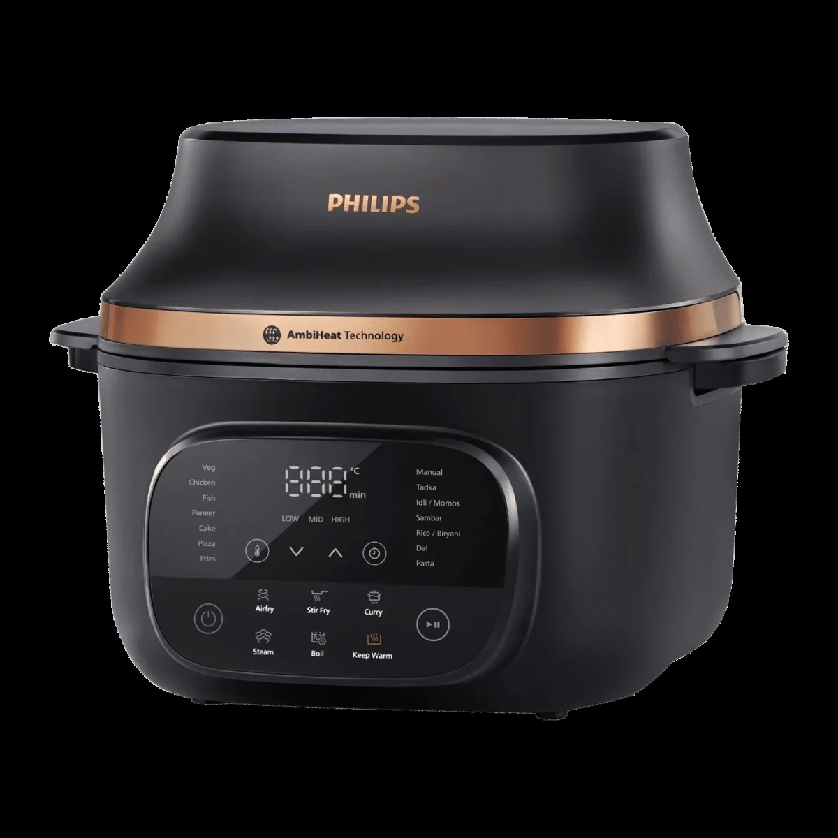 Philips OneChef Smart All in One Cooking Device 6L 2280 Watt with AmbiHeat Technology (Black)