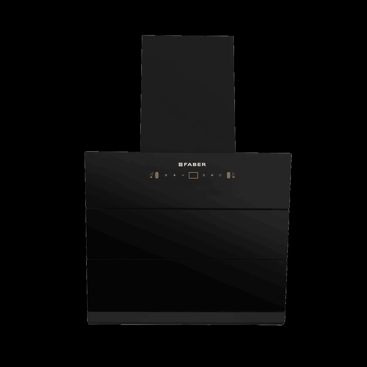 FABER HOOD AETHER BLDC HC SC FL BK IN 60cm 1600m3/hr Ducted Auto Clean Wall Mounted Chimney with LPG Leakage Sensor (Black)