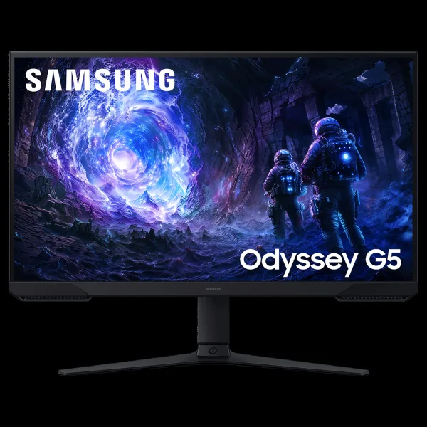 SAMSUNG Odyssey G5 81.28 cm (32 inch) QHD VA Panel LCD Height Adjustable Gaming Monitor with AMD FreeSync