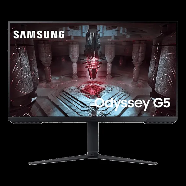 SAMSUNG Odyssey G5 81.28 cm (32inch) QHD VA Panel Height Adjustable Gaming Monitor with AMD FreeSync Premium