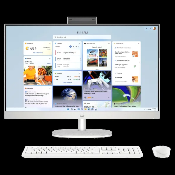 HP 27-cr1007in 27 Inch Full HD IPS Display Intel Core Ultra 7 Windows 11 Home Desktop (16GB, 1TB SSD, Intel Integrated)