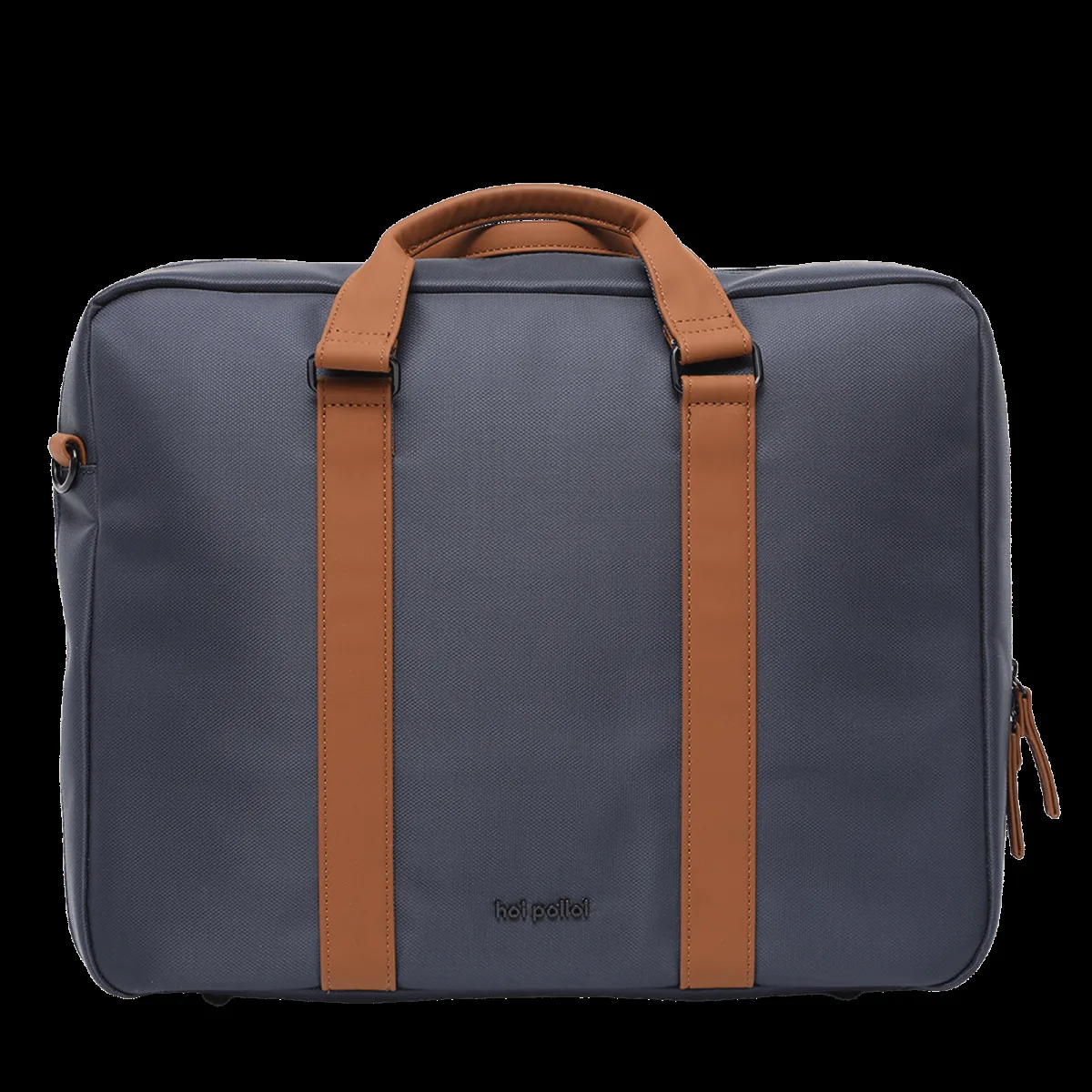 hoi polloi BEESLY Nylon, Polyester, PU Laptop Messenger Bag for 16 Inch Laptop (13.23 L, Water Resistant, Starry Night Blue & Tan)