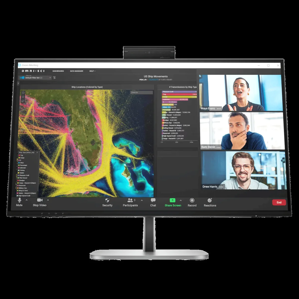 HP Series 5 Pro 68.58 cm (27 Inch) QHD IPS Panel LCD Borderless Height Adjustable Monitor with 12W Integrated Speakers